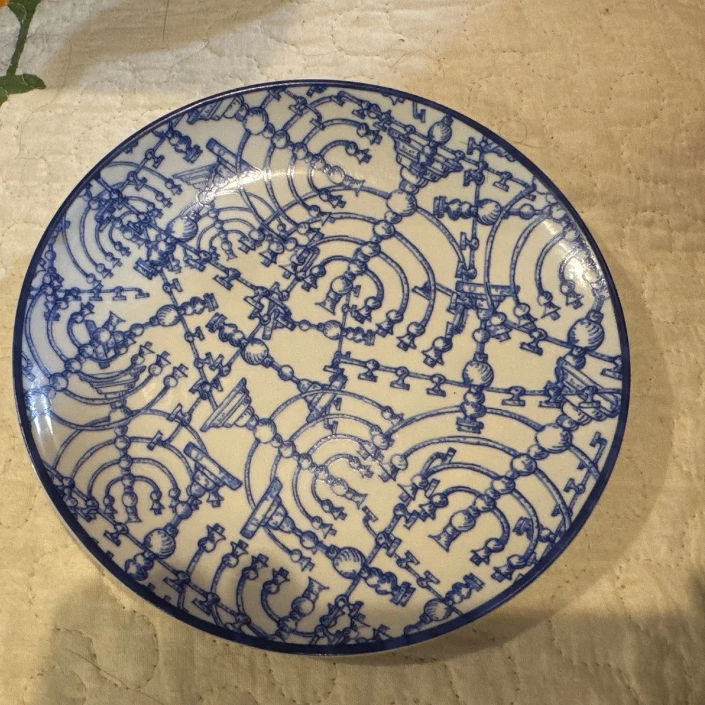 4- Williams Sonoma Hanukkah plates